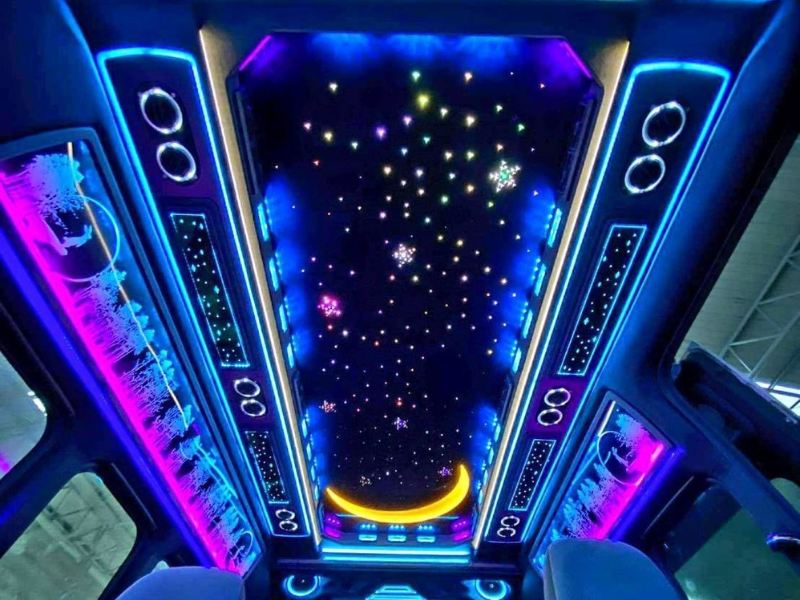 รถตู้ วีไอพี รถแต่ง ตกแต่งไฟ ระบบเครื่องเสียง จอภาพ บจก ต้อม รถตู้วีไอพี