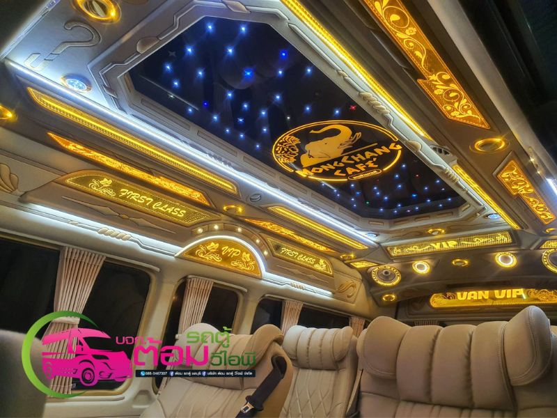 ช่างแต่งรถตู้ vip แต่งรถรอบคัน รถ vip